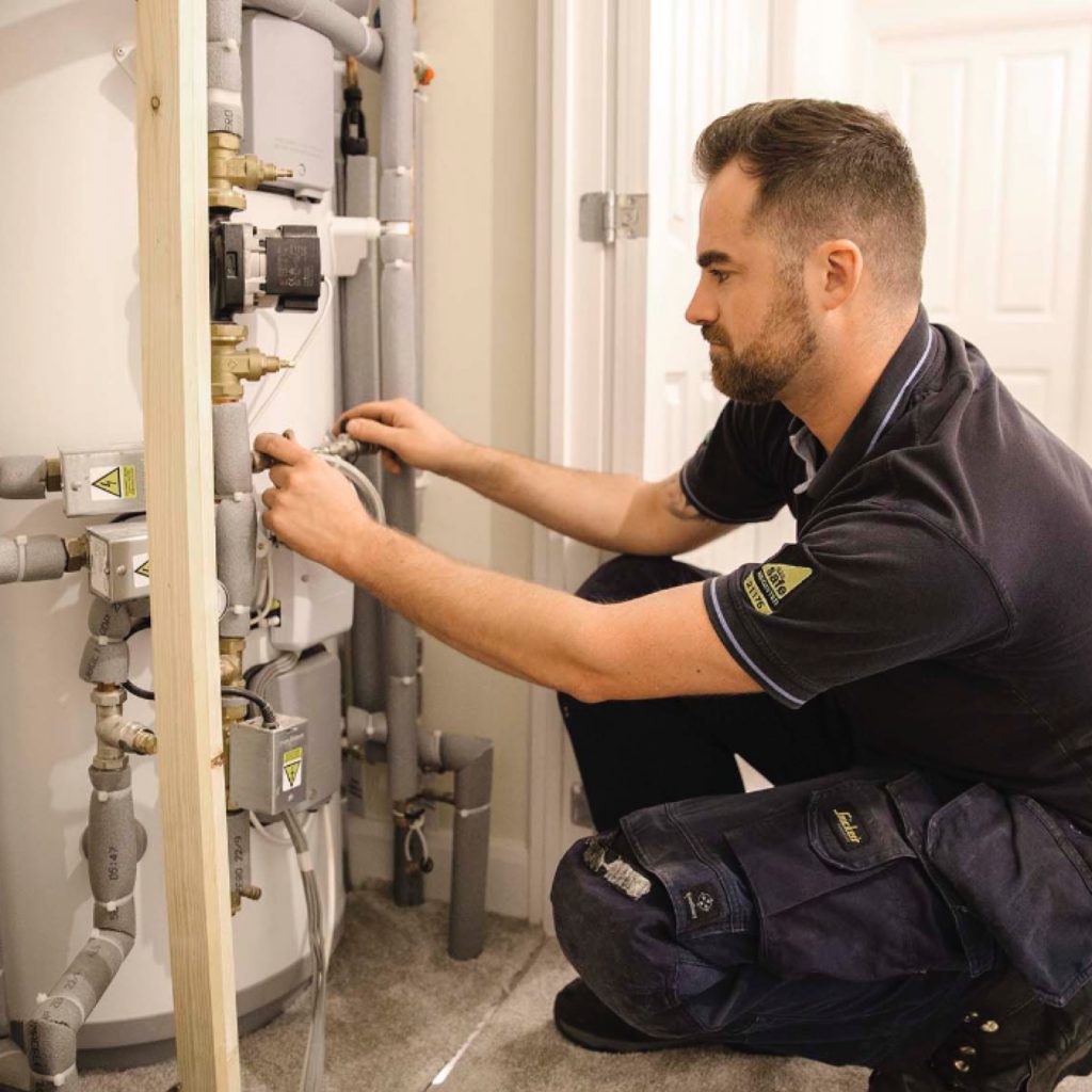 Boiler being services