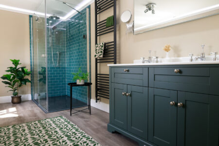 Tiled bathroom