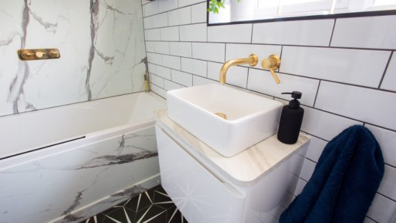 Tiled bathroom